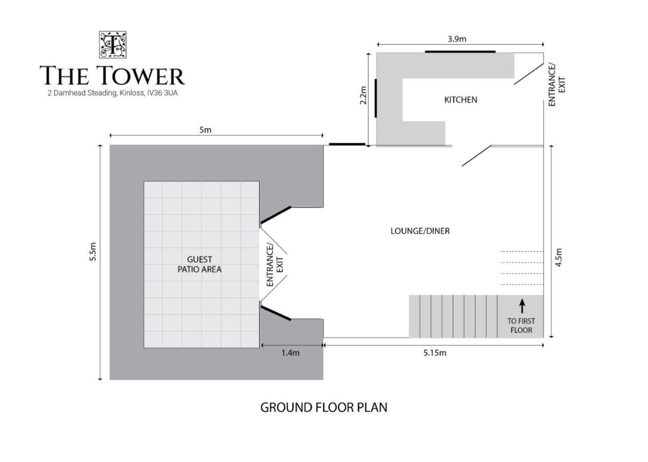 The Tower, Moray Firth Holiday Home Kinloss Luaran gambar